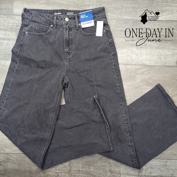 Old Navy Ski Hi Wide Leg Jeans Size 2 - Picture 1 of 6